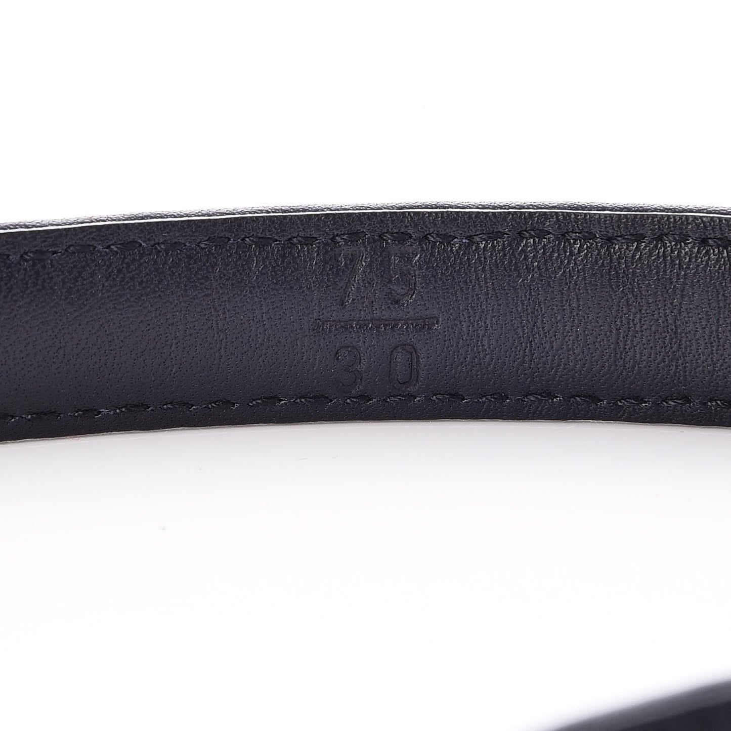 Lambskin Quilted CC Belt 75 30 Navy