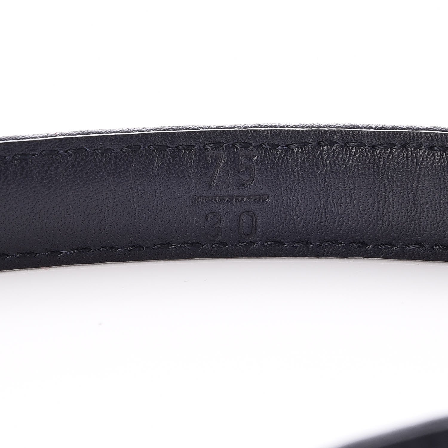 Chanel Lambskin Quilted CC Belt 75 30 Navy 7 of 8