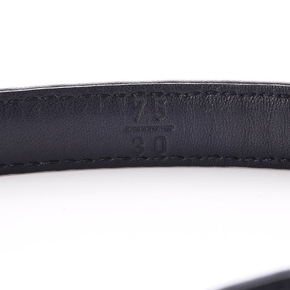 Chanel Lambskin Quilted CC Belt 75 30 Navy 7 of 8