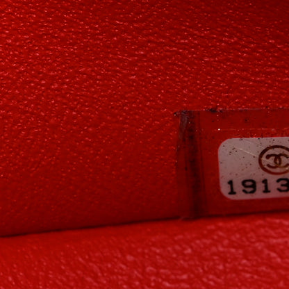 Chanel Patent Quilted Jumbo Double Flap Red 7 of 13