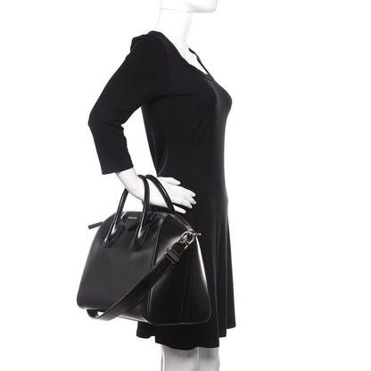 Givenchy Shiny Lord Calfskin Medium Antigona Black 2 of 9