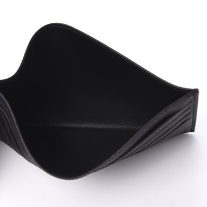 Louis Vuitton Calfskin Felicie Chain Wallet Card Holder Insert Black 5 of 6