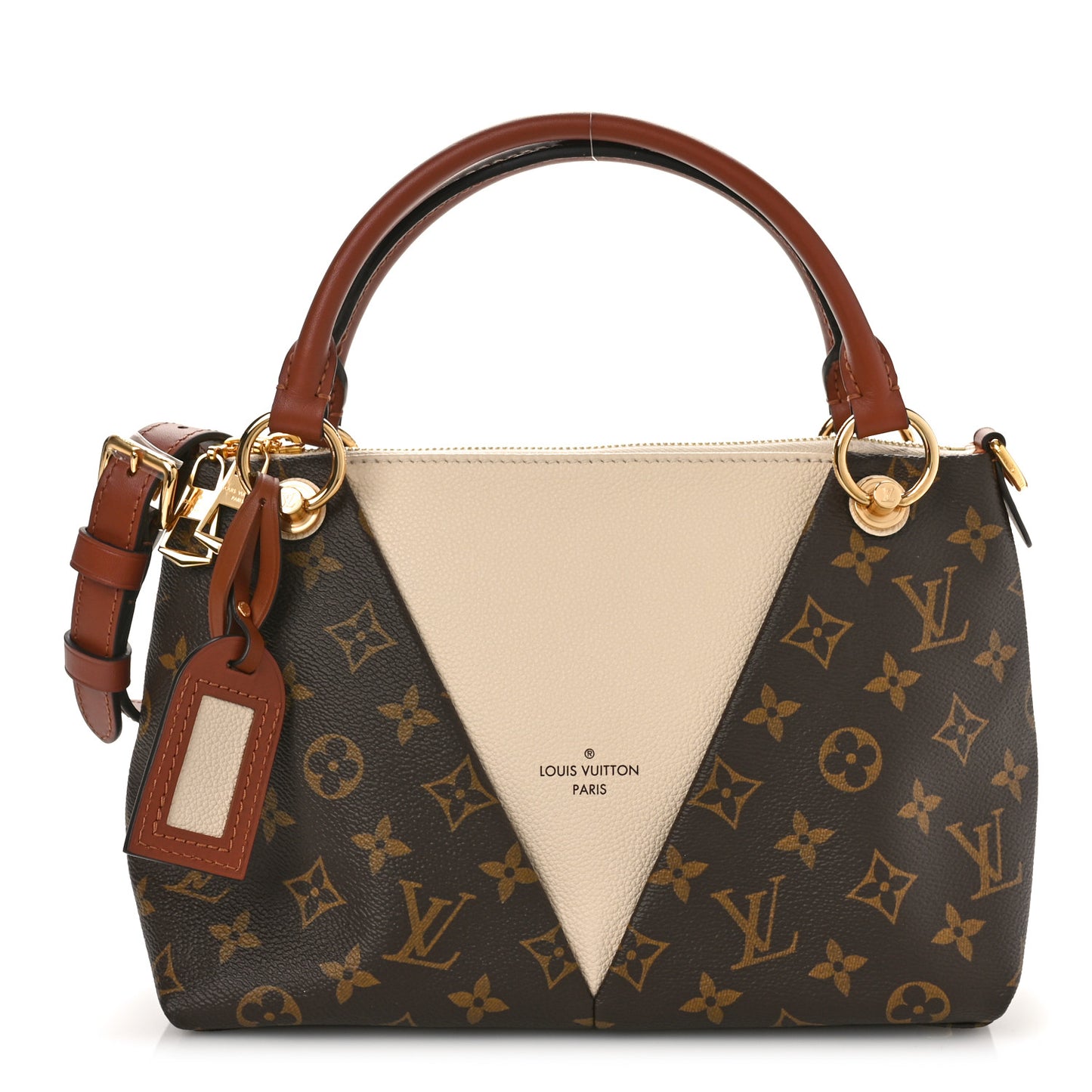 Monogram V Tote BB Crème