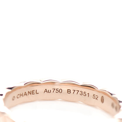 Chanel 18K Beige Gold Mini Coco Crush Ring 52 6 4 of 4