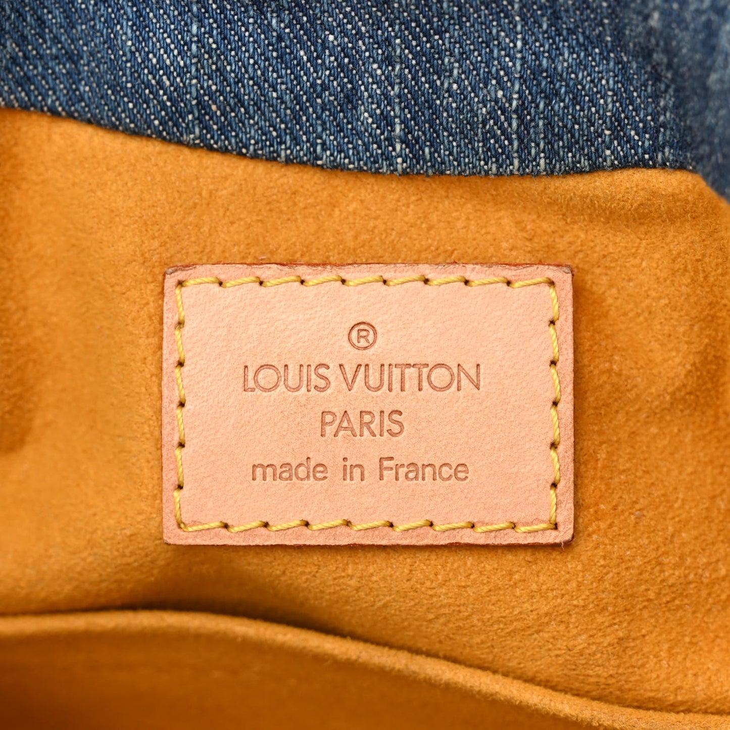 Monogram Denim Pleaty Blue