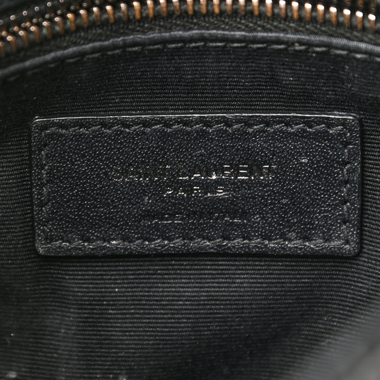 Crinkled Calfskin Matelasse Monogram Niki Chain Wallet Black