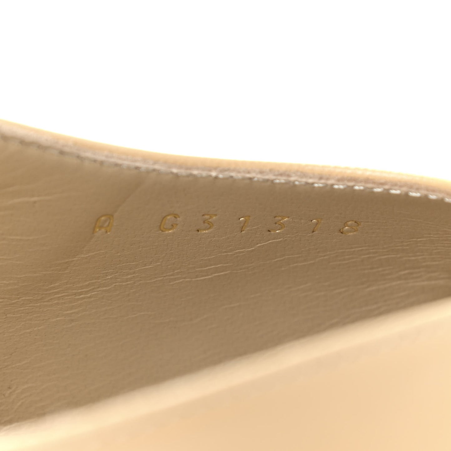 Goatskin Grosgrain Cap Toe CC Slingback Pumps 38 Beige Black