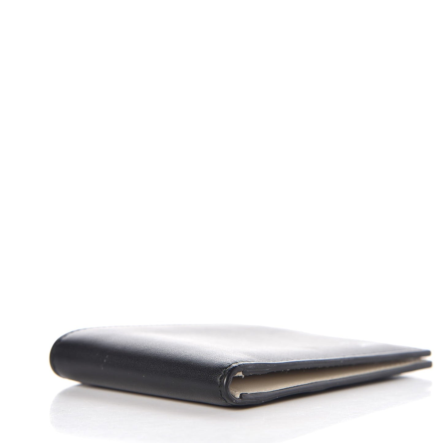 Calfskin Bi-Fold Wallet Black