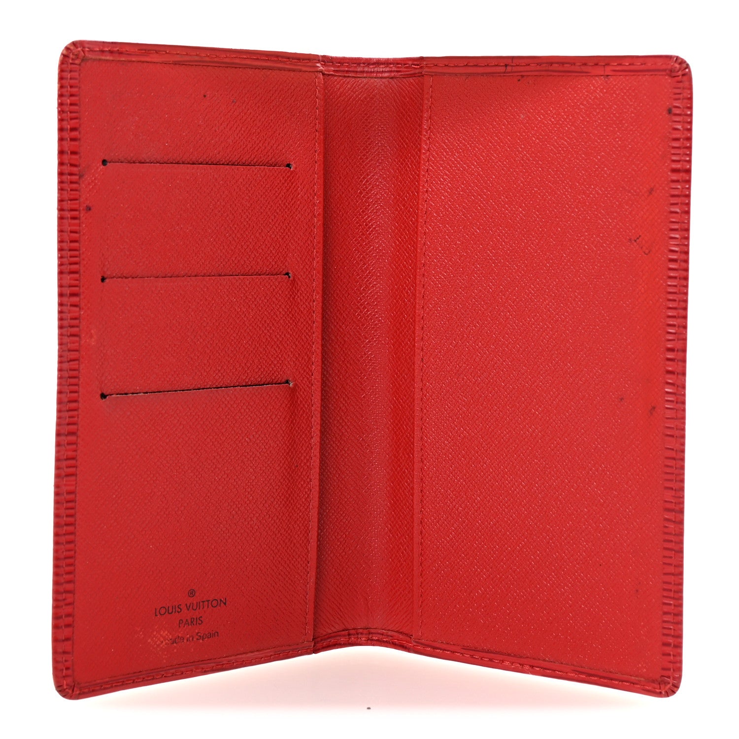 Louis Vuitton Epi Checkbook Cover Castilian Red 5 of 6