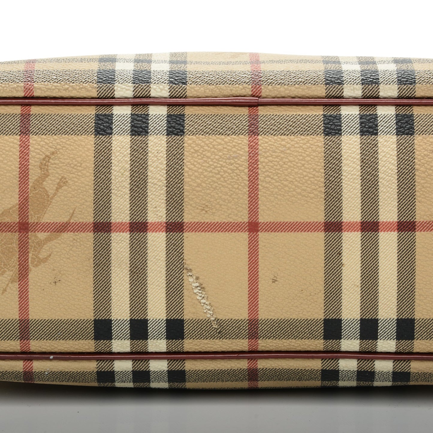 Haymarket Check Small Tote Red
