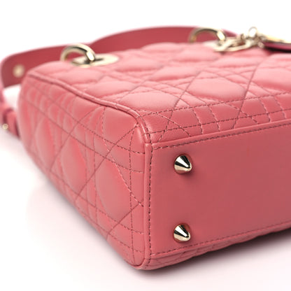 Christian Dior Lambskin Cannage Small My ABCDior Lady Dior Pink Honey 9 of 11