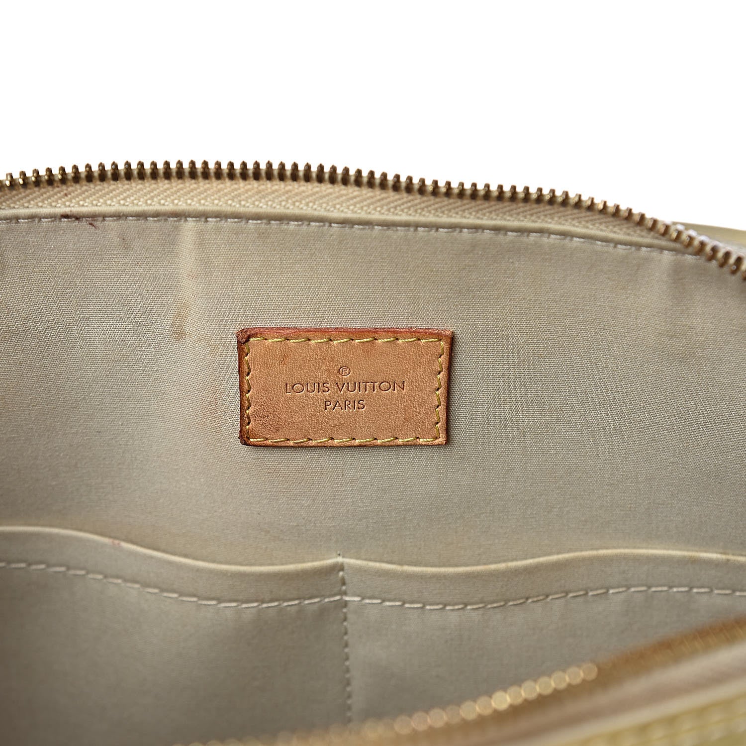 Louis Vuitton Vernis Alma MM Blanc Corail 6 of 15