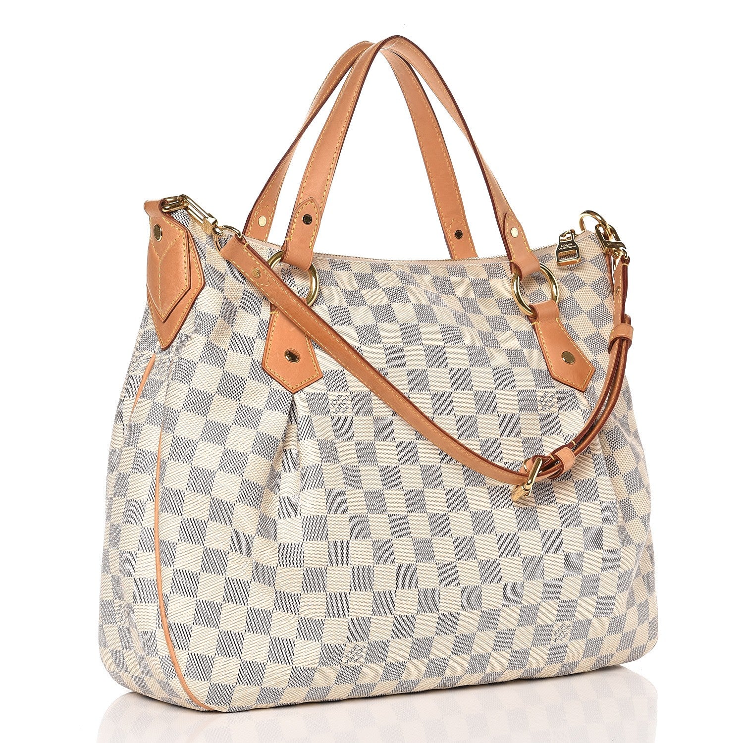 Louis Vuitton Damier Azur Evora MM 3 of 9
