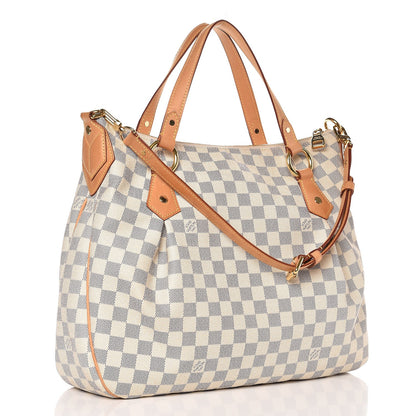 Louis Vuitton Damier Azur Evora MM 3 of 9