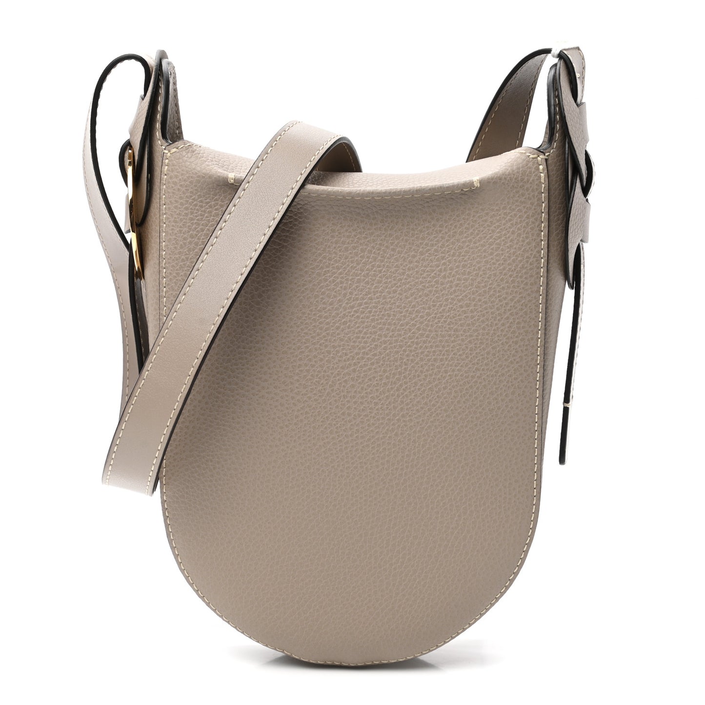 Small Grain Smooth Calfskin Mini Darryl Phone Crossbody Motty Grey