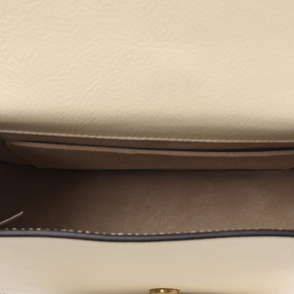 Chloe Calfskin Suede Medium Nile Bracelet Bag Off White 11 of 12