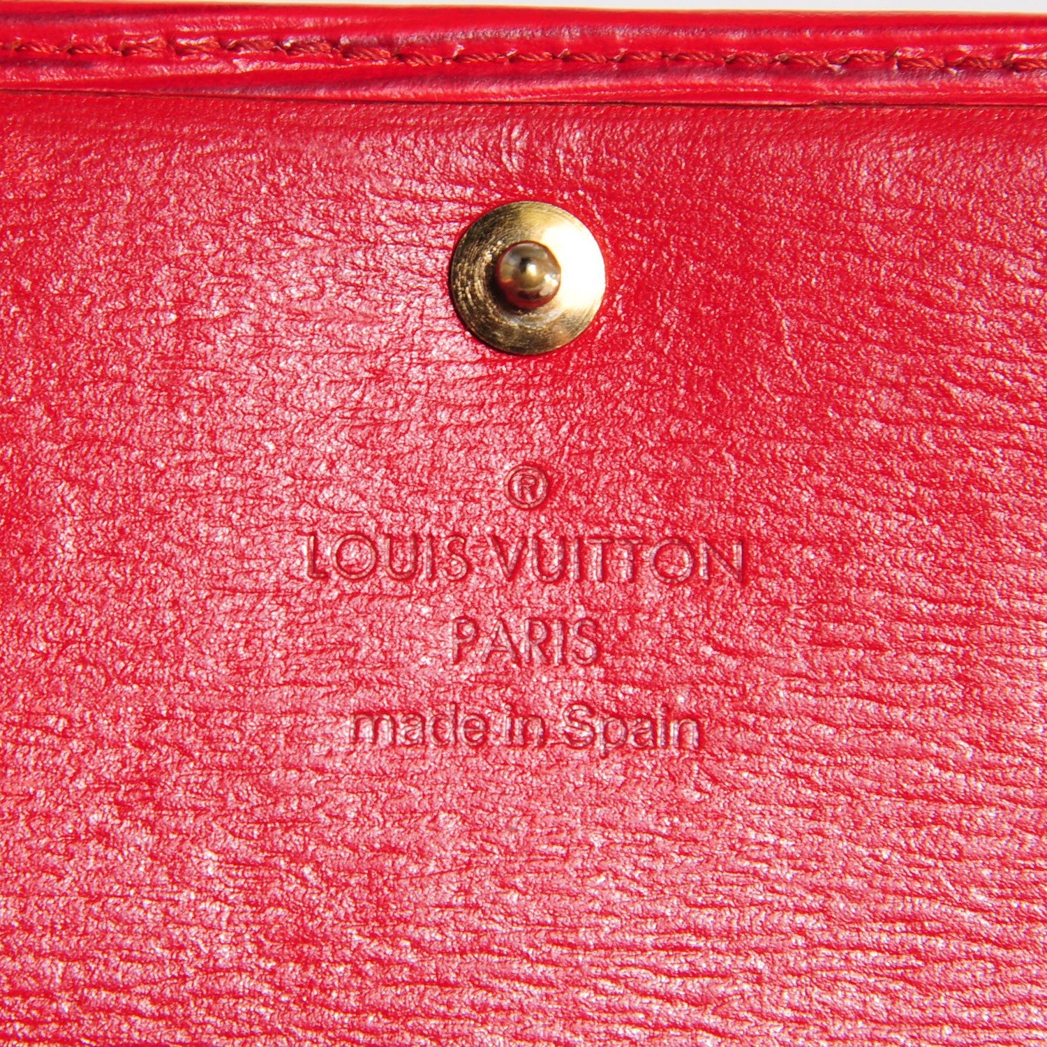 Louis Vuitton Epi Porte Tresor International Wallet Rouge 6 of 7