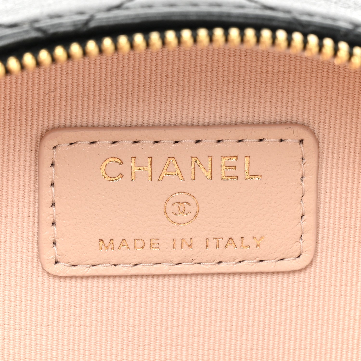 Chanel Lambskin Quilted Mini Chic Riviera Top Handle Vanity Case Black 6 of 9