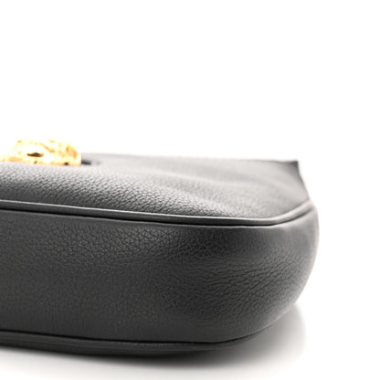 Versace Calfskin La Medusa Small Hobo Crossbody Black 9 of 9