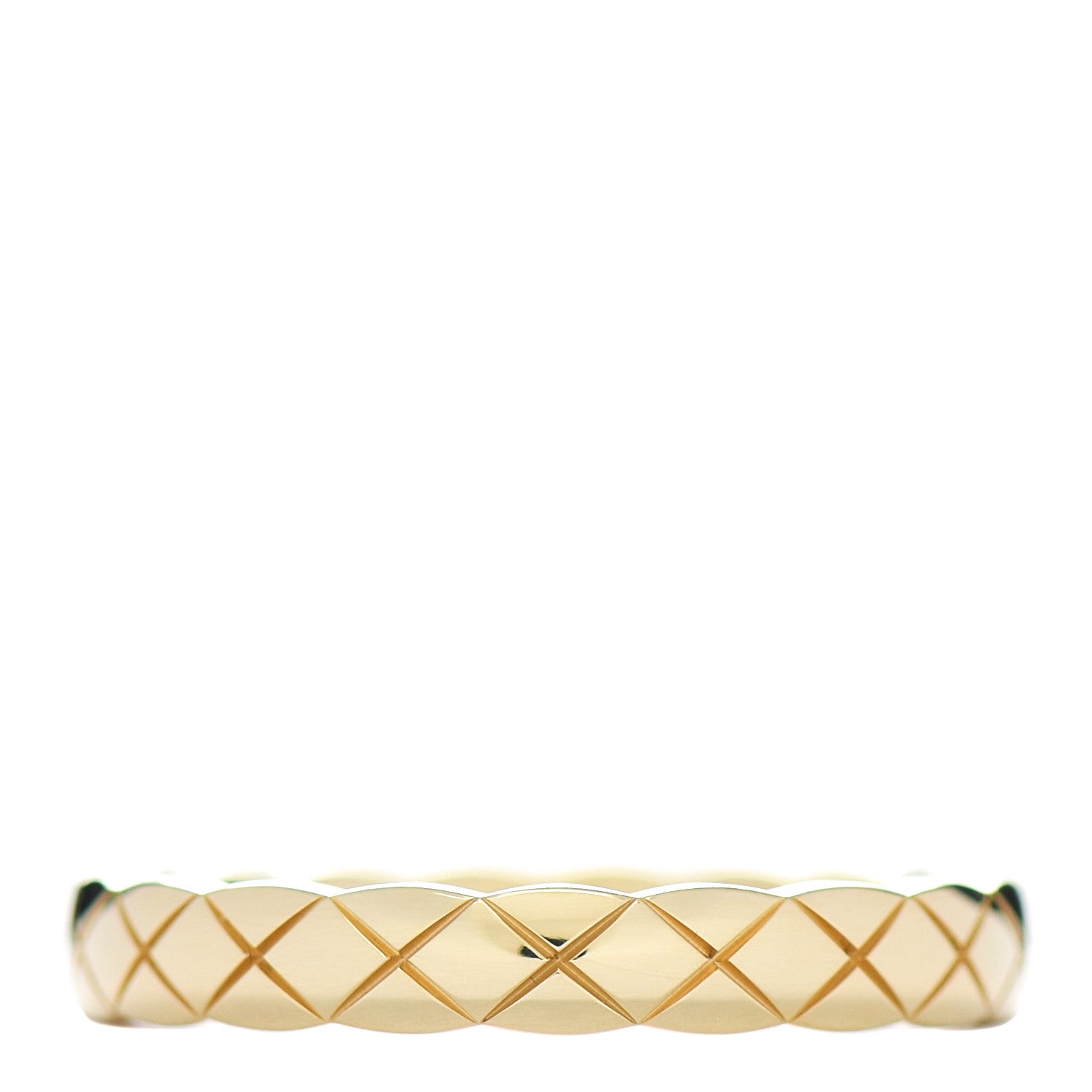 Chanel 18K Yellow Gold Mini Coco Crush Ring 54 7 3 of 5