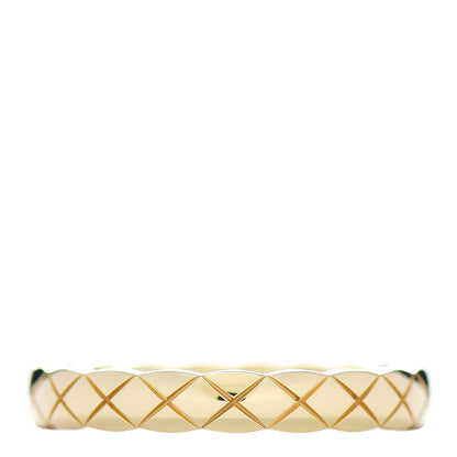 Chanel 18K Yellow Gold Mini Coco Crush Ring 54 7 3 of 5
