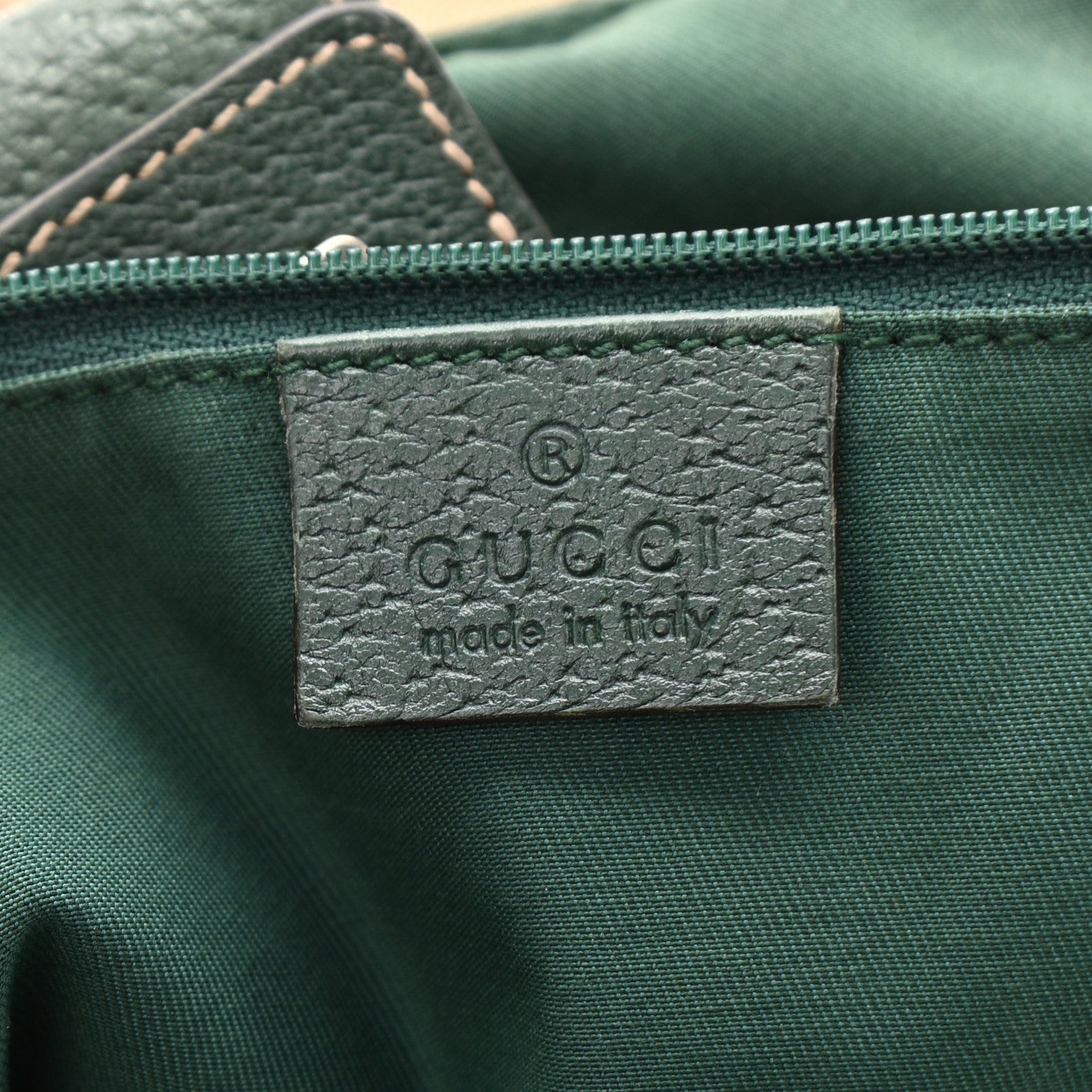 Gucci Monogram Medium Abbey Convertible Tote Green 6 of 11
