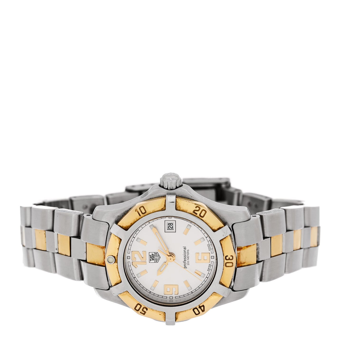 Stainless Steel 28mm Professional 200M Quartz Watch Silver WN1353