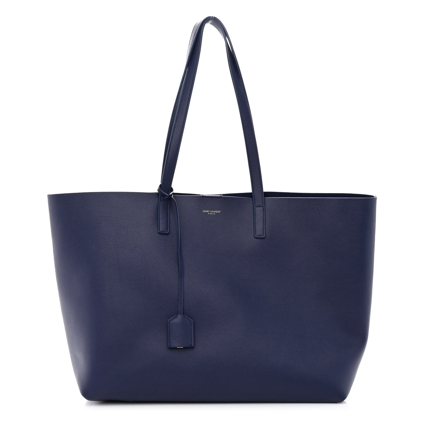 Calfskin Large Shopping Tote Saphir