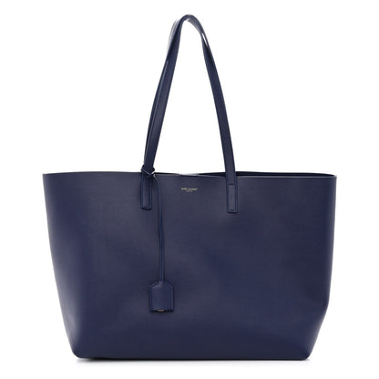 Saint Laurent Calfskin Large Shopping Tote Saphir 3 of 11