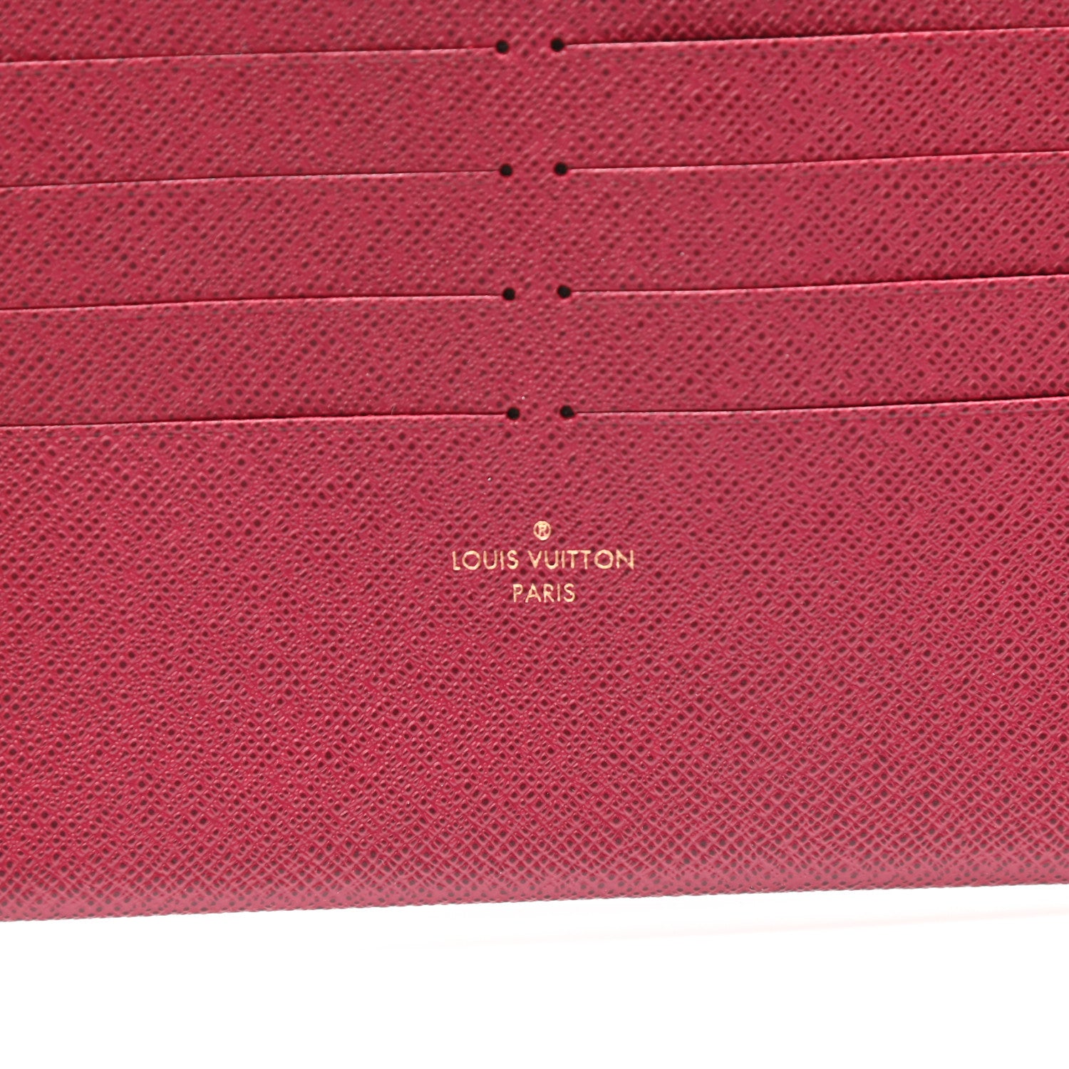 Louis Vuitton Calfskin Felicie Card Holder Insert Fuchsia 6 of 6