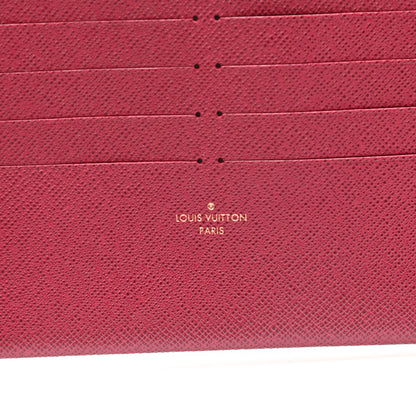 Louis Vuitton Calfskin Felicie Card Holder Insert Fuchsia 6 of 6