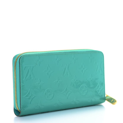 Louis Vuitton Vernis Zippy Wallet Bleu Lagon 3 of 9