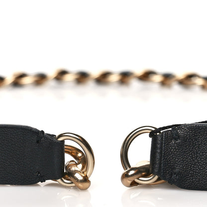 Chanel Lambskin Chain CC Bow Belt S Black Gold 4 of 4
