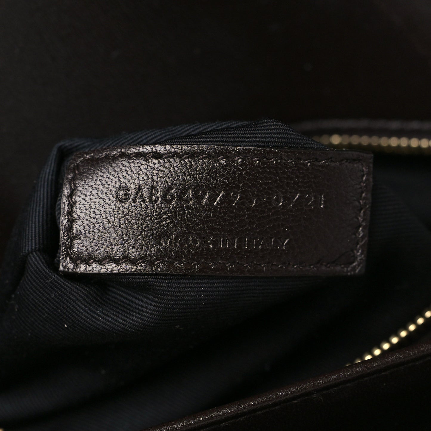 Shiny Crocodile Embossed Calfskin Le Maillon Satchel Ebony