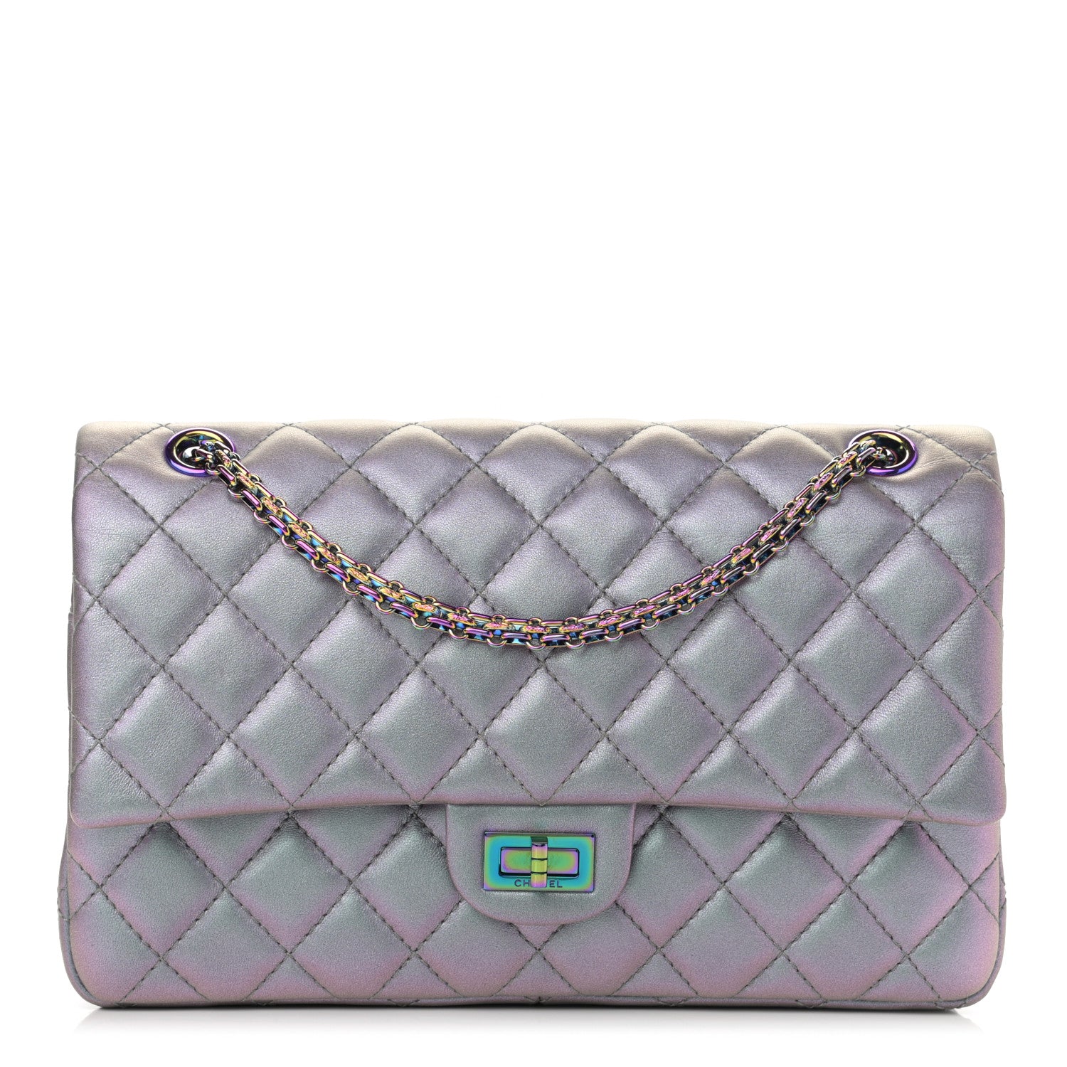 Chanel Iridescent Lambskin Quilted 2.55 Reissue 226 Flap Light Purple 1 of 13