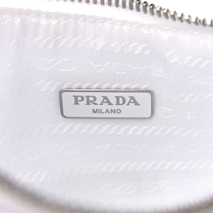 Prada Re-Nylon Saffiano Mini Re-Edition 2005 Bag White 6 of 9