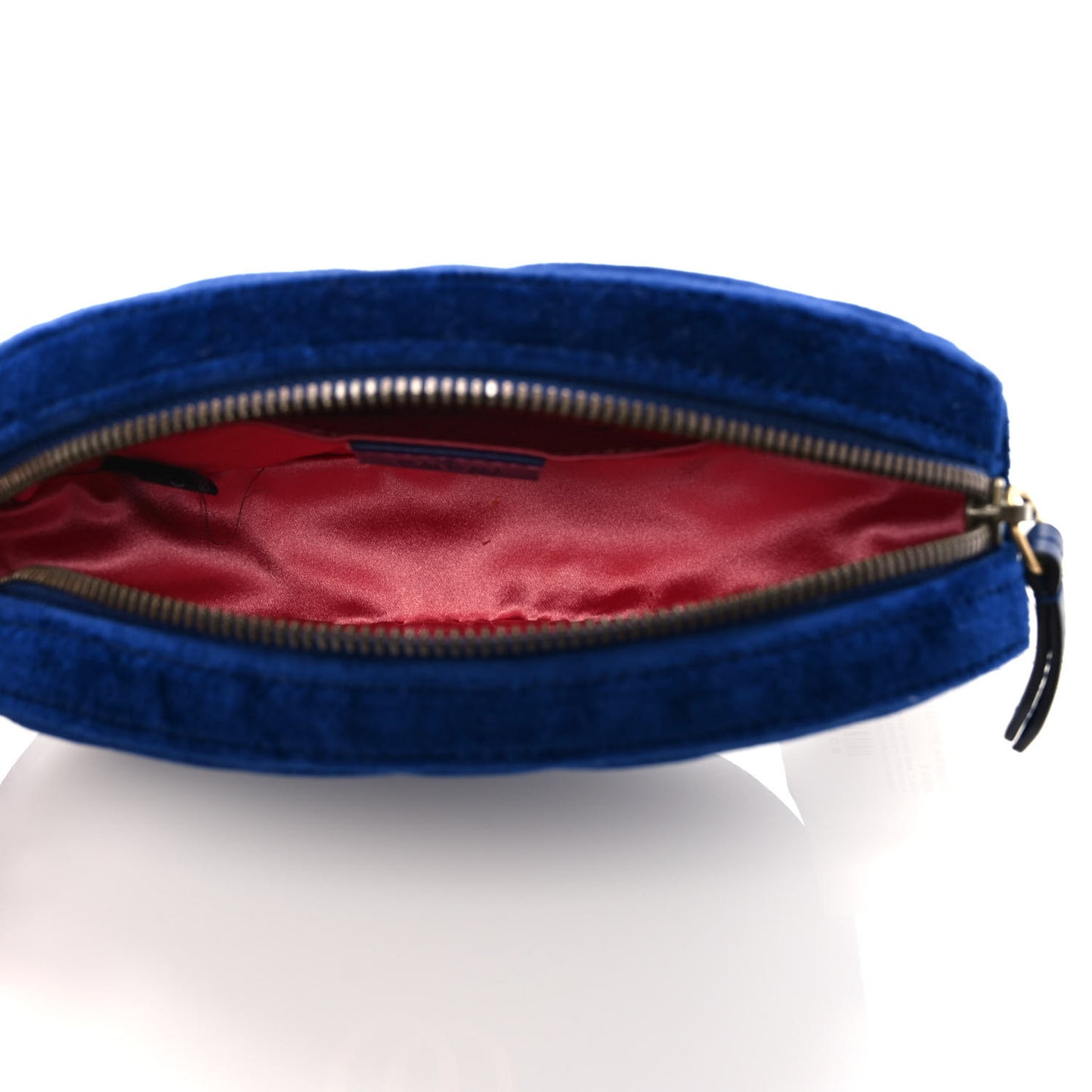 Velvet Matelasse GG Marmont Belt Bag 65 26 Cobalt Blue