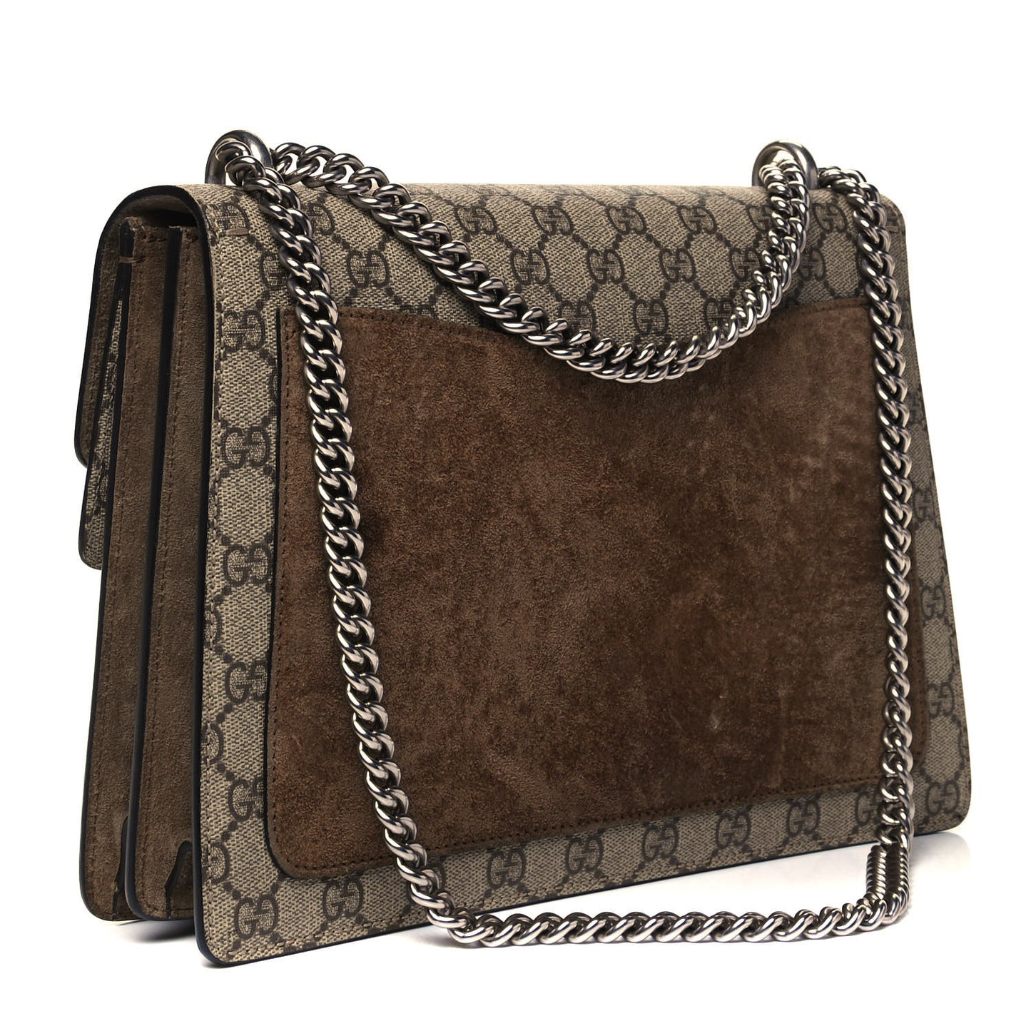 GG Supreme Monogram Medium Dionysus Shoulder Bag Taupe
