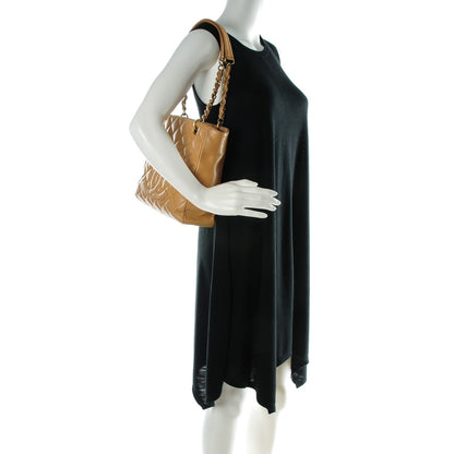Chanel Caviar Quilted Petit Shopping Tote PST Beige 2 of 11
