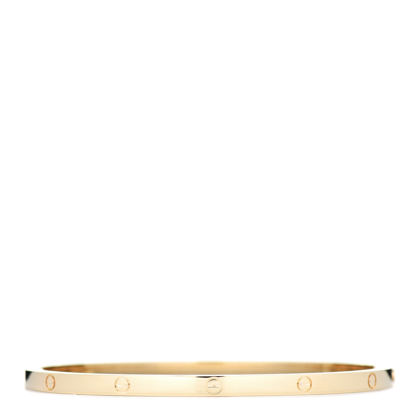 18K Yellow Gold Small LOVE Bracelet 19