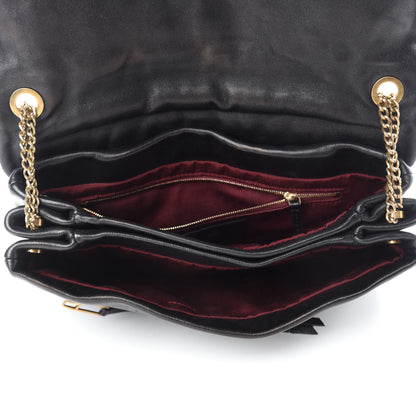Lanvin Lambskin Quilted Medium Sugar Flap Shoulder Bag Black 5 of 14