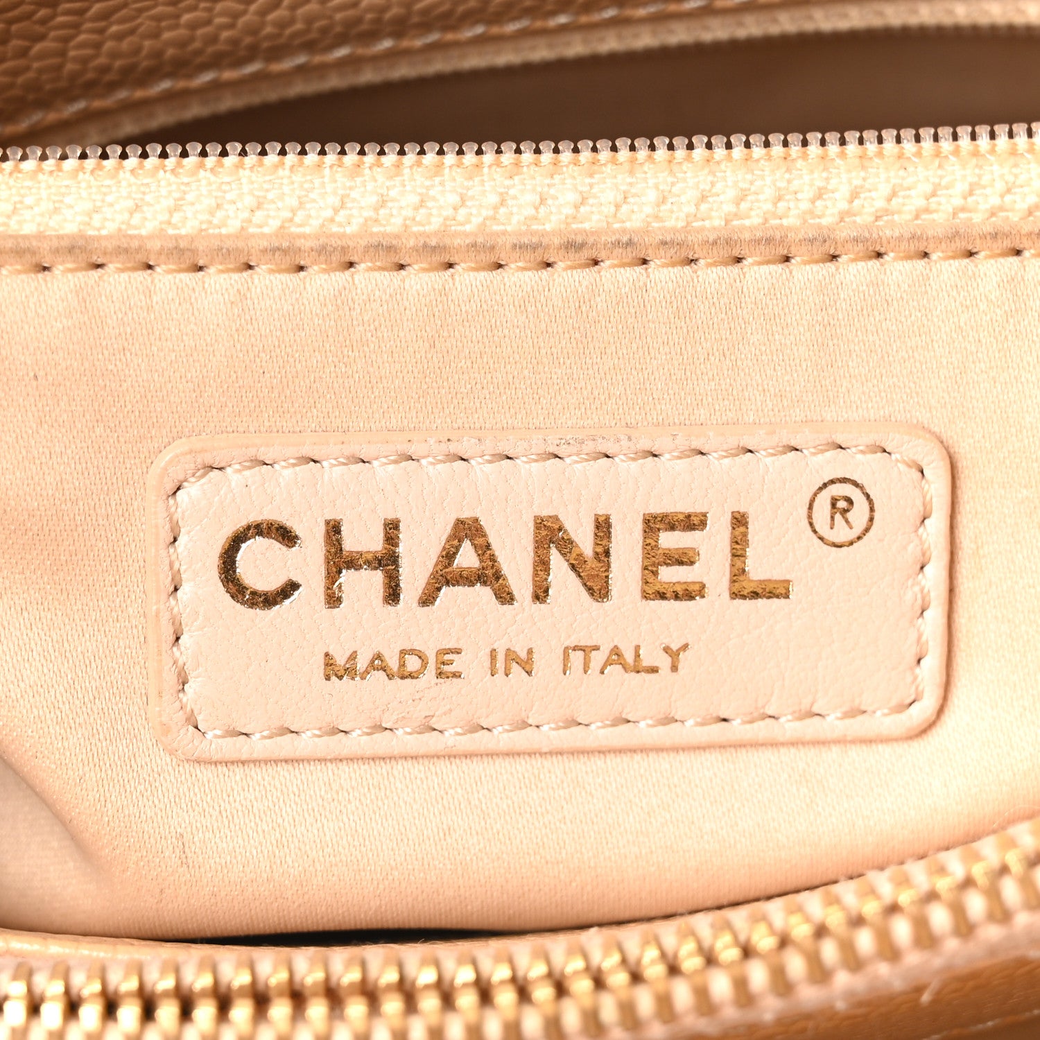 Chanel Caviar Quilted Grand Shopping Tote GST Beige 6 of 10