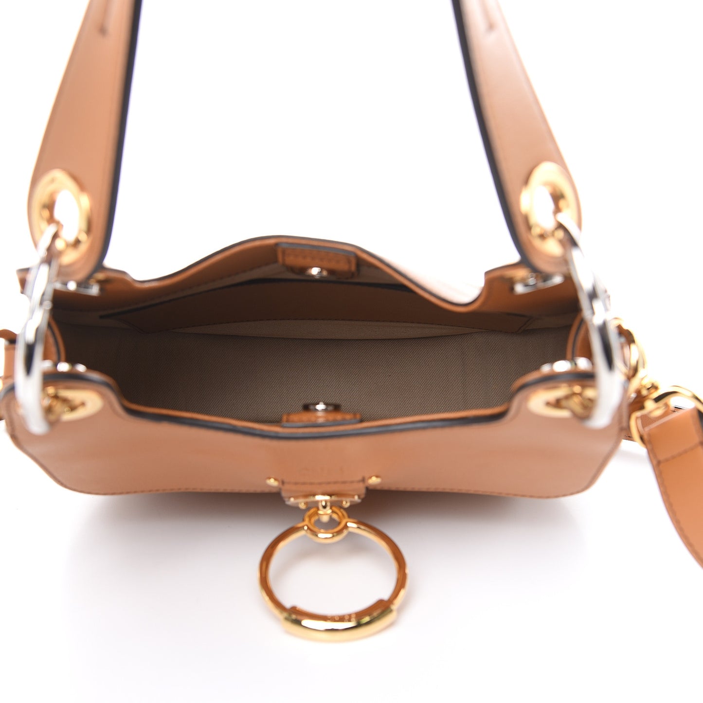 Calfskin Medium Tess Hobo Autumnal Brown