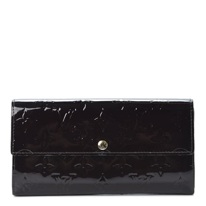 Louis Vuitton Vernis Sarah Wallet Amarante 1 of 9