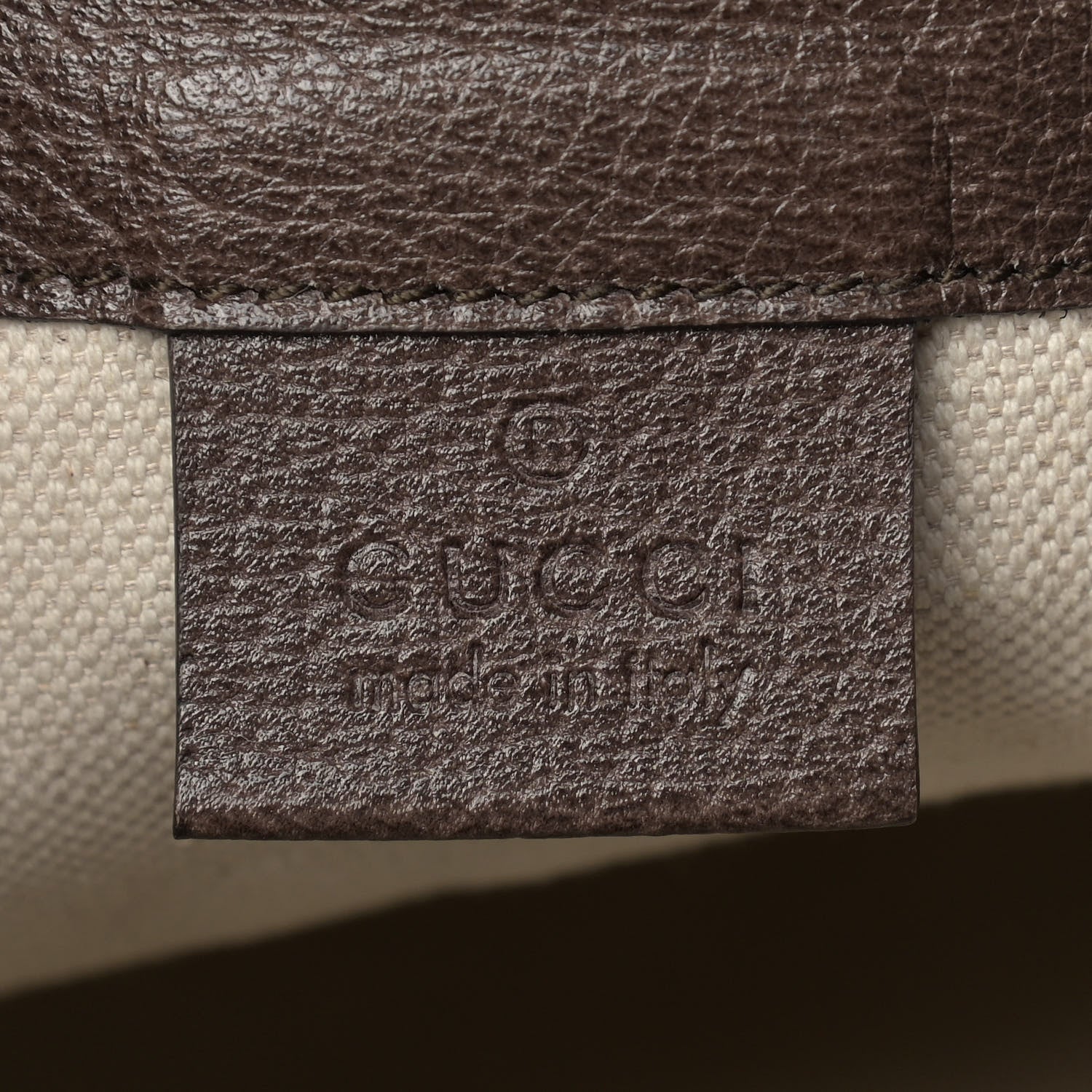 Gucci GG Supreme Monogram Web Ophidia Bucket Bag Brown 6 of 14
