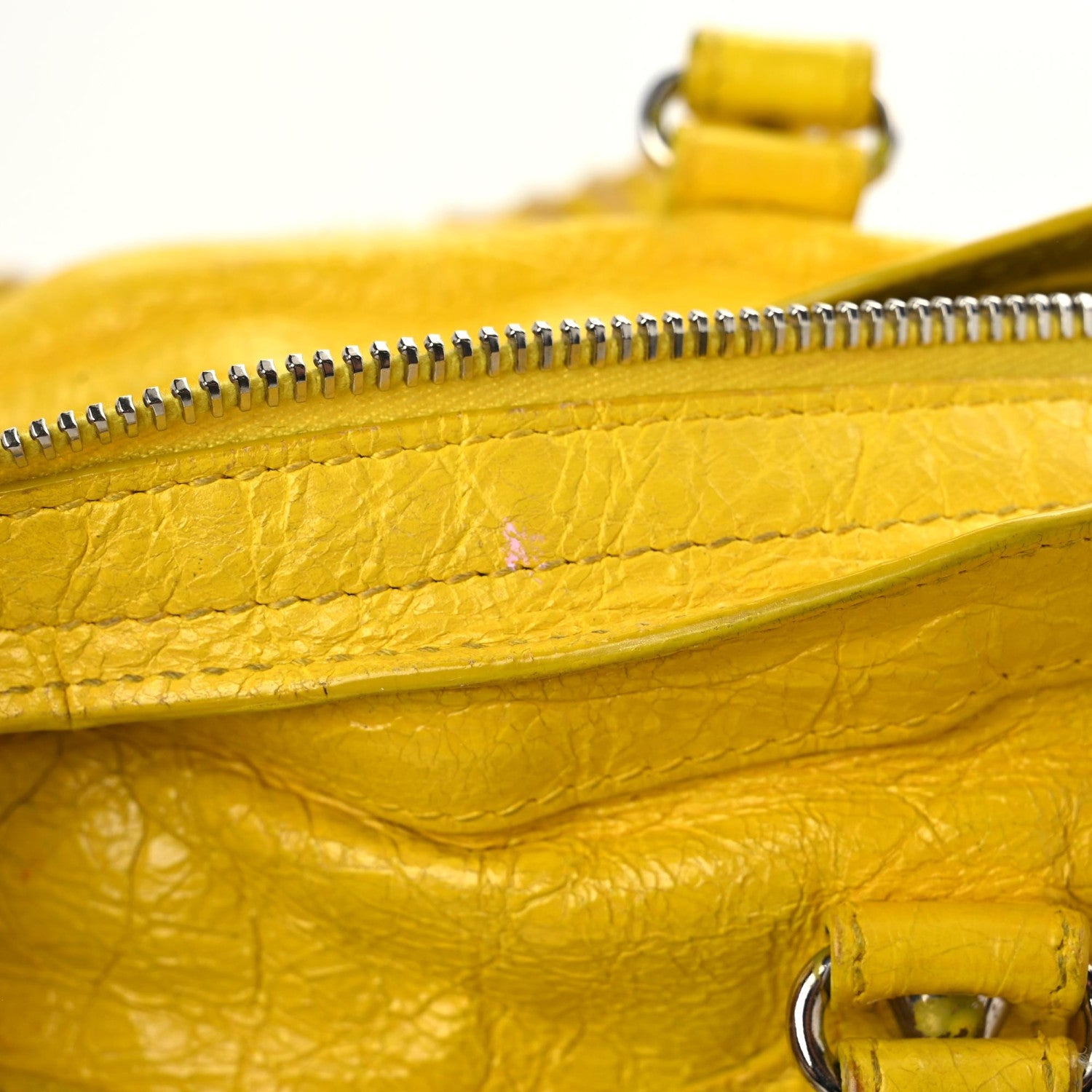 Balenciaga Agneau Classic Silver Hardware City S Jaune Soleil 31 of 31