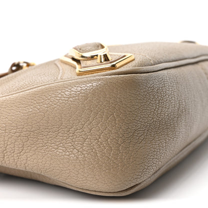 Balenciaga Chevre Gold Metallic Edge Hardware Hip Beige Latte 9 of 11
