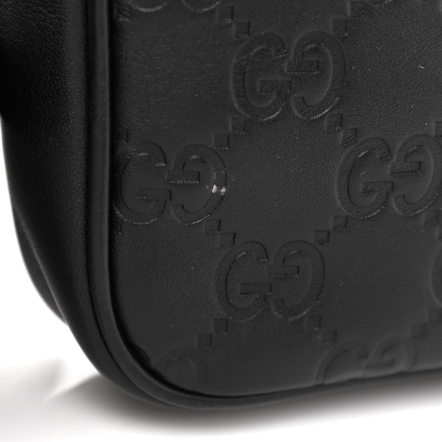 Gucci Guccissima Belt Bag Black 10 of 11