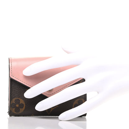 Louis Vuitton Monogram Zoe Wallet Rose Ballerine 2 of 9