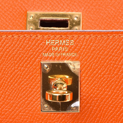 Hermes Epsom Kelly Sellier 25 Feu 20 of 37